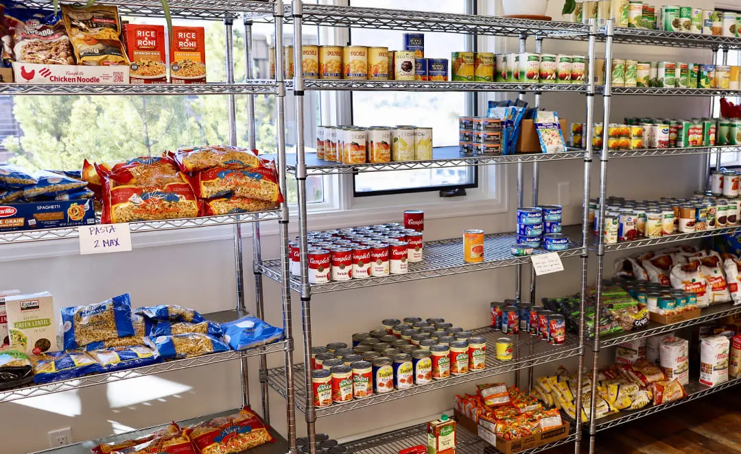 Interior of Lift-Up pantry